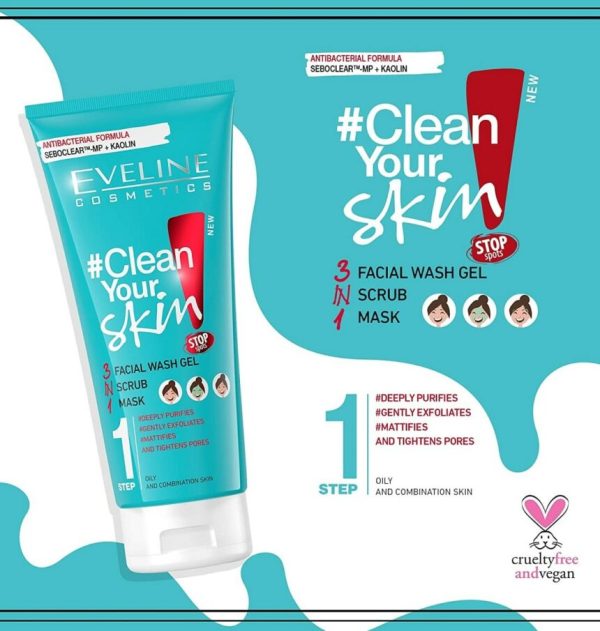 Eveline Clean Your Skin 3 in 1 face wash 3 860x905 1